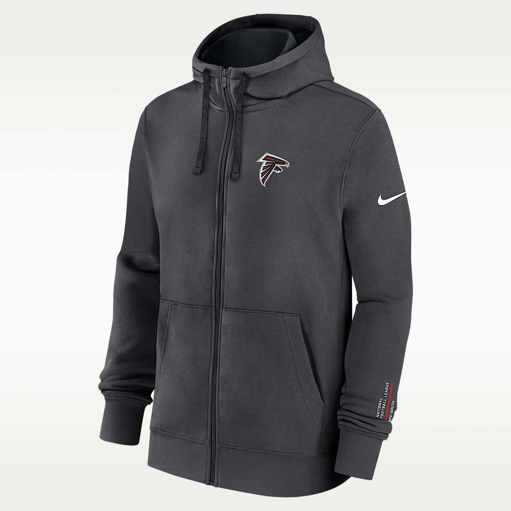 Atlanta Falcons Playbook Page Club Men's Nike NFL Full-Zip Hoodie